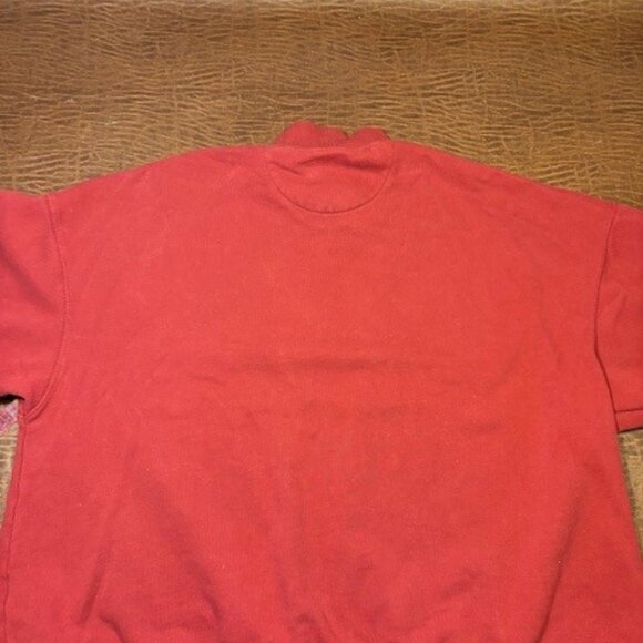 American Eagle Outfitters Red Floral Sweat Shirt Size XL - Picture 6 of 6